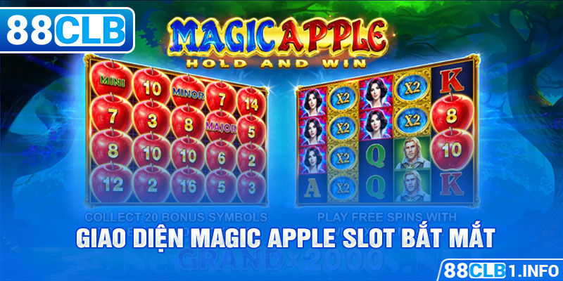 Giao diện Magic Apple Slot bắt mắt