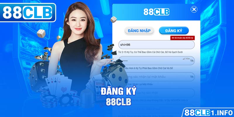 Đăng ký 88CLB được xem là bước đầu tiên giúp cho anh em tham gia cá cược tại nhà cái